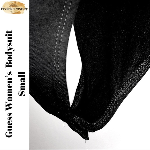 Guess Bodysuit, Womens Small, Black, NWOT, PrairieposherCA - Picture 3 of 4